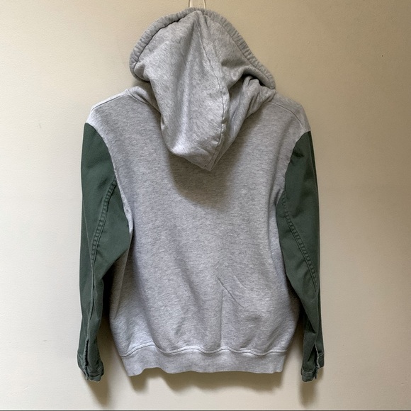 NSF~Gretchen Zip Up Hoodie in Heather Gray - Picture 7 of 14